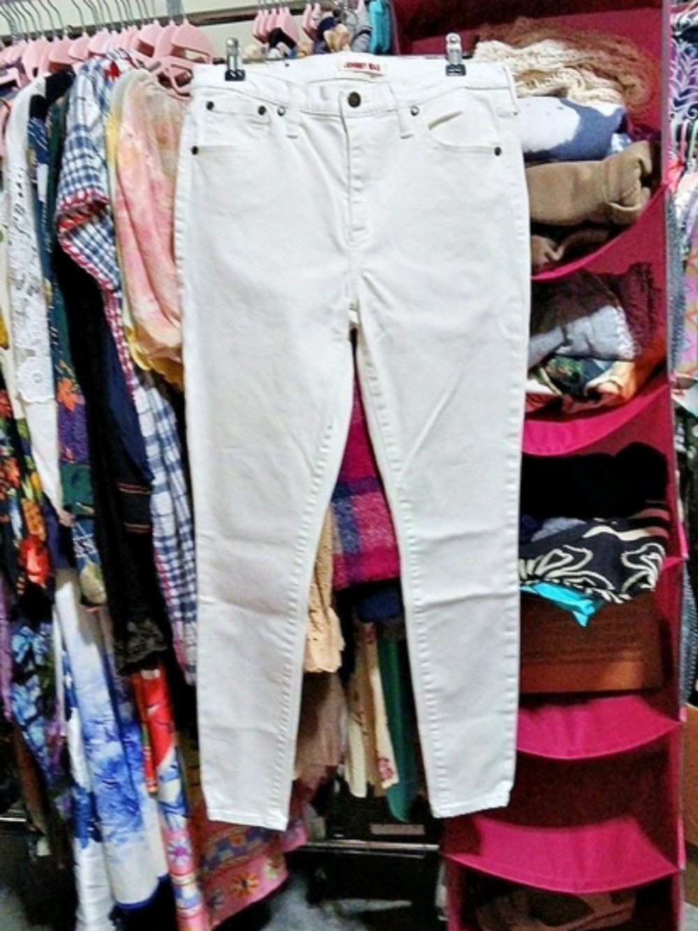 Johnny Was The Skinny Jean White Skinny Jeans Waist 26